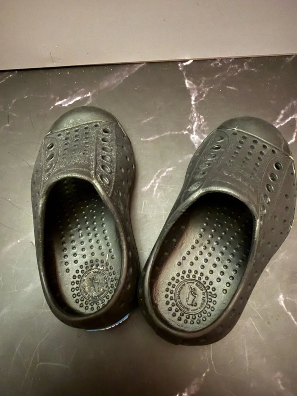 Native Kids Slip-On Water Shoes in Black - Picture 6 of 6